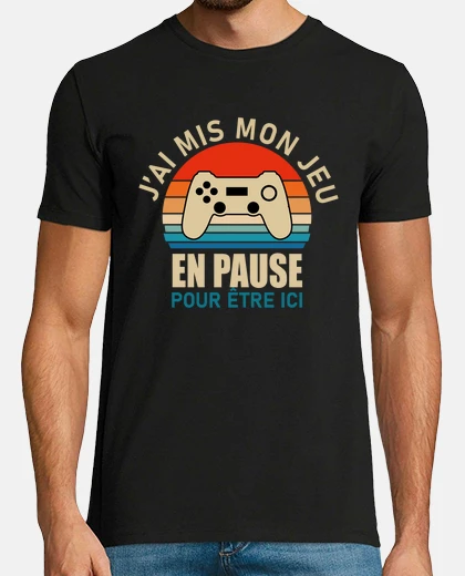 T-shirt umorismo vintage con suola di gioco