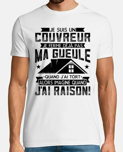 T-shirt umorismo zinco roofer