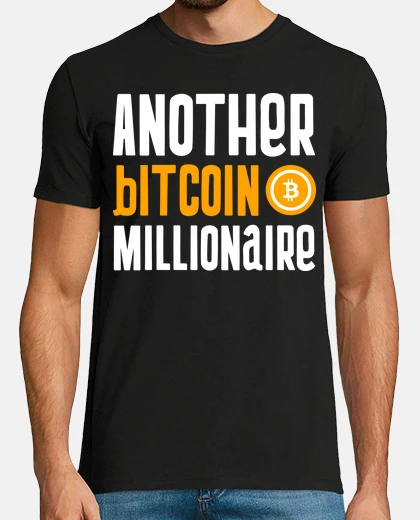 T-shirt un altro milionario di bitcoin