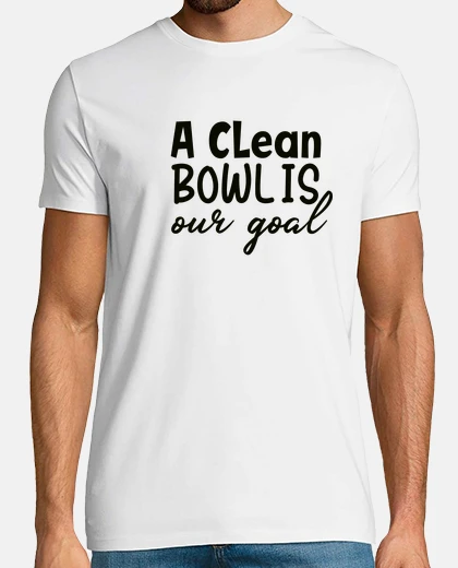Tee-shirt un bol propre est notre objectif
