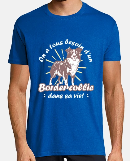 Tee-shirt Un border collie dans sa vie
