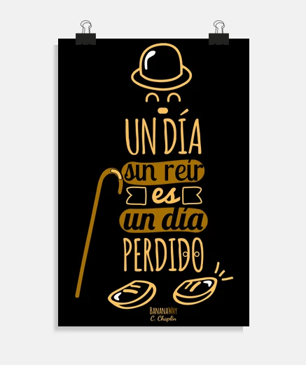 Póster Un día sin reír