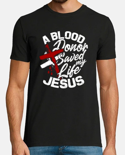 T-shirt un donatore di sangue mi ha salvato la 