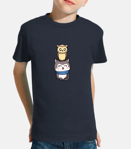 Abbigliamento un gatto e un gufo