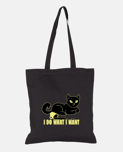 Borsa un gatto ottiene ciò che vuole dal suo padrone, sacco di donne.