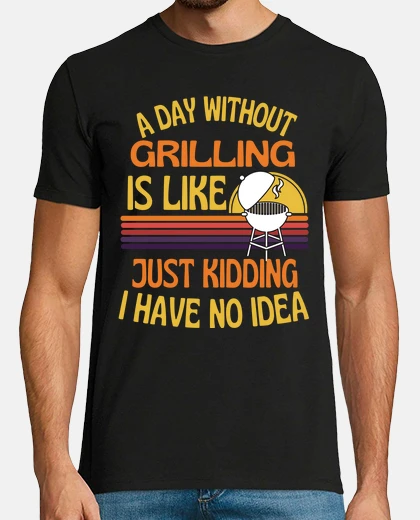 T-shirt un giorno senza cuocere amante della co