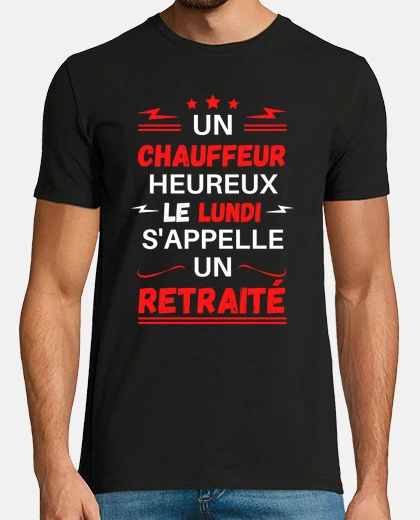 T-shirt un guidatore felice di lunedì si chiama