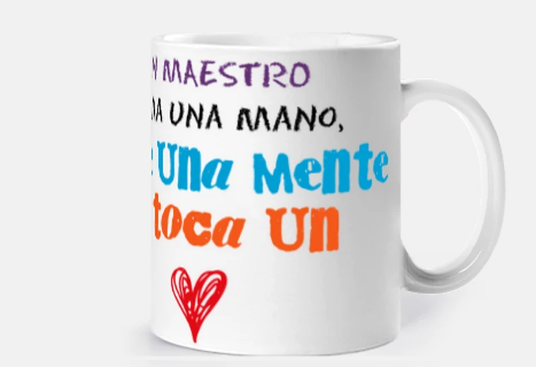 Taza Un maestro toca un corazón