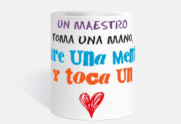 Taza Un maestro toca un corazón