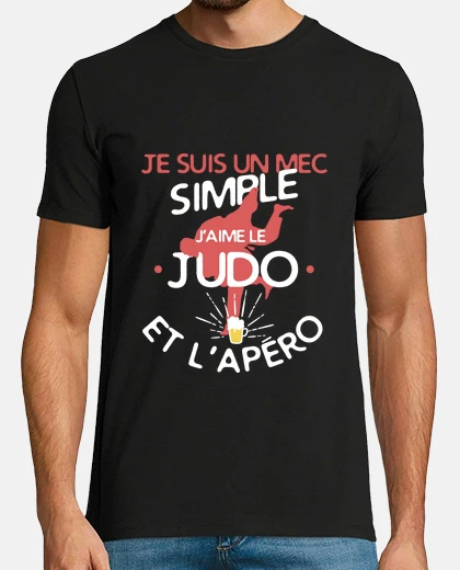 Tee-shirt Un mec simple - Judo