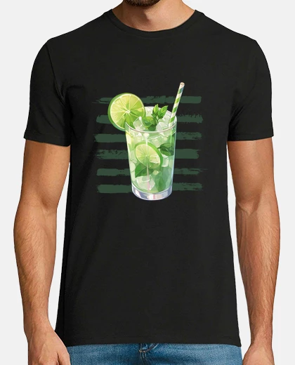 Tee-shirt un mojito s il vous plait , citron vert,saveur mojito 