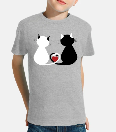 Abbigliamento un paio di gatti li amore carini