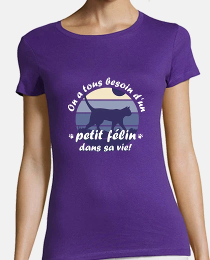 Tee-shirt Un petit félin dans sa vie