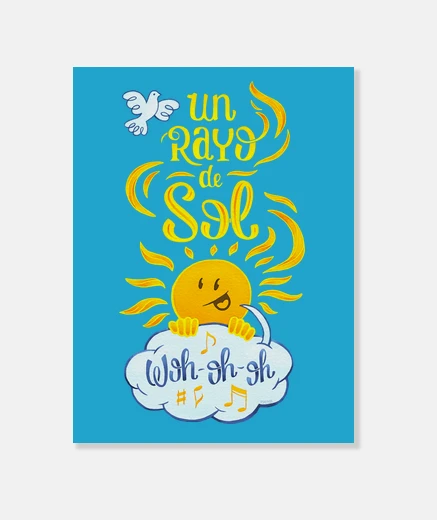 Lienzo Un rayo de Sol