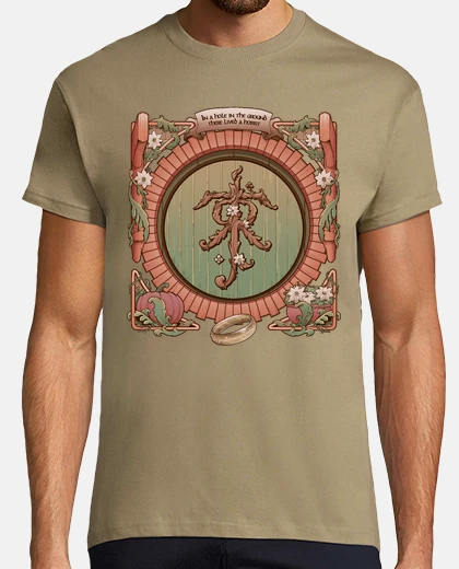 Tee-shirt un trou dans le sol