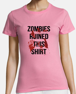 Un zombie arruino esta camiseta