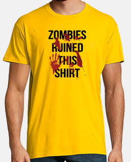 Un zombie arruino esta camiseta