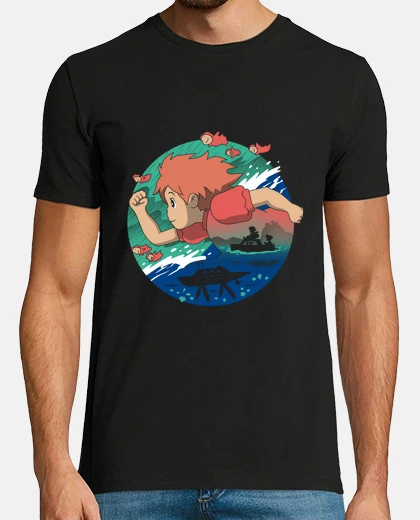 Camiseta una camisa del amor del pez rojo para hombre