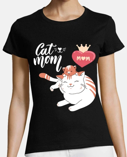 Playera Una gata mamá
