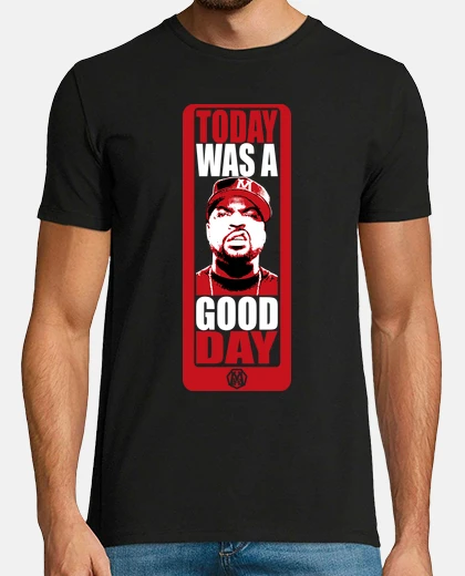 T-shirt una good day nera