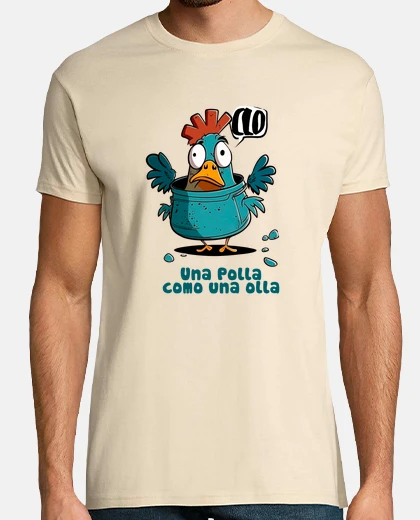 Playera Una polla como una olla v2