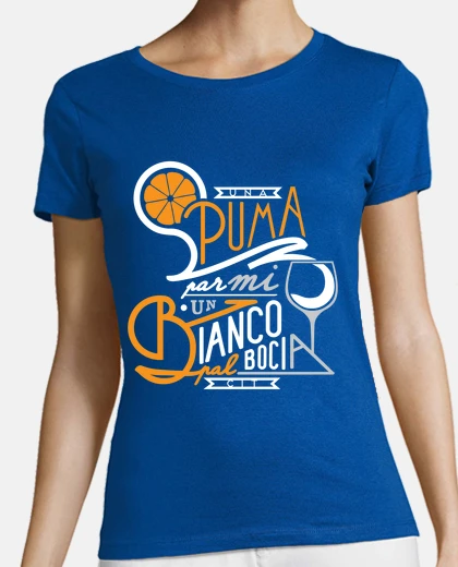 Playera Una spuma par mi, un bianco pal bocia