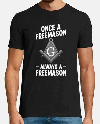 T-shirt una volta un massone sempre un massone