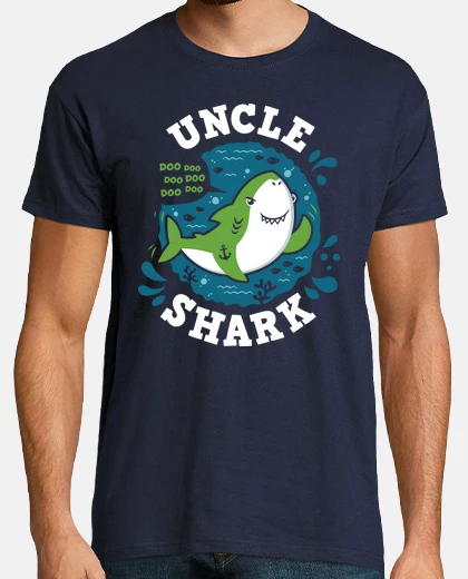 T-shirt uncle shark