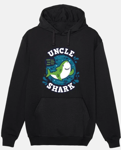 Hoodie uncle shark stroke