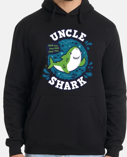Sudadera Uncle Shark trazo