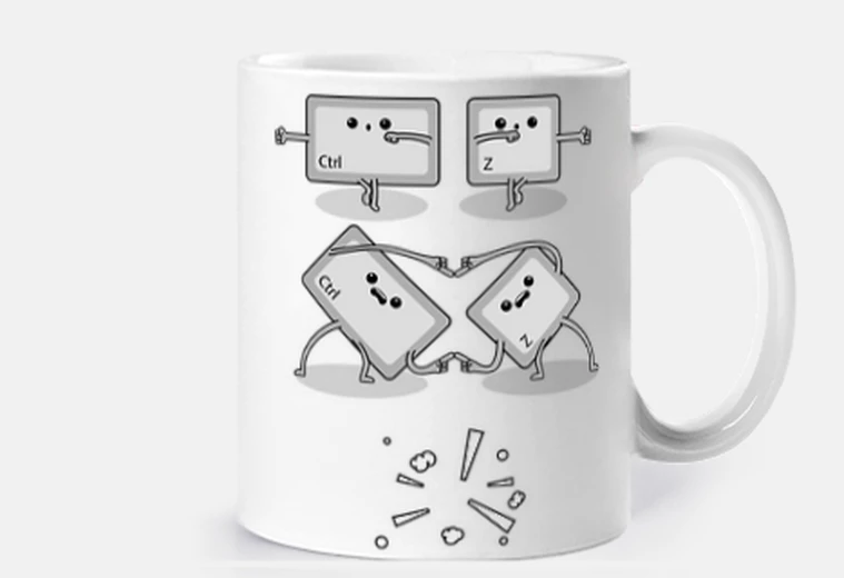 Tazza undo cont giochi di ruolo fusione z