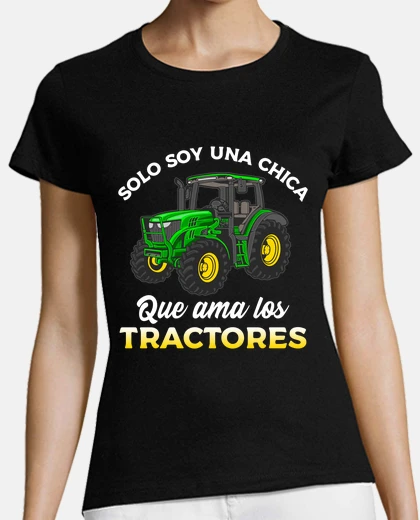 Tee-shirt une fille qui aime les agriculteur tracteur agriculteur