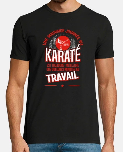 Tee-shirt Une mauvaise journée au karaté