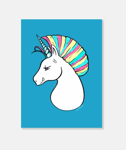 Wall unicorn.
