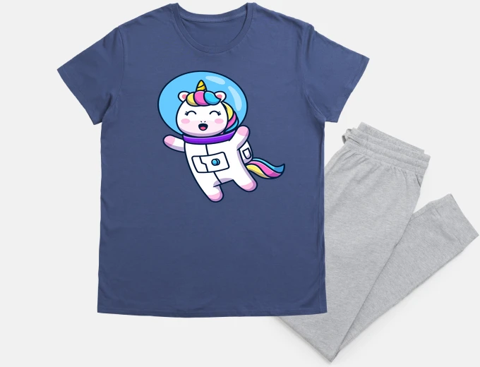 Pyjama unicorn astronaut