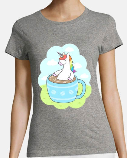 Tee-shirt unicorn café