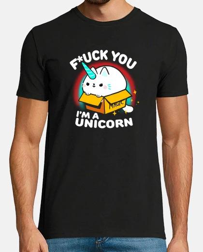 T-shirt unicorn cat - sassy kitty