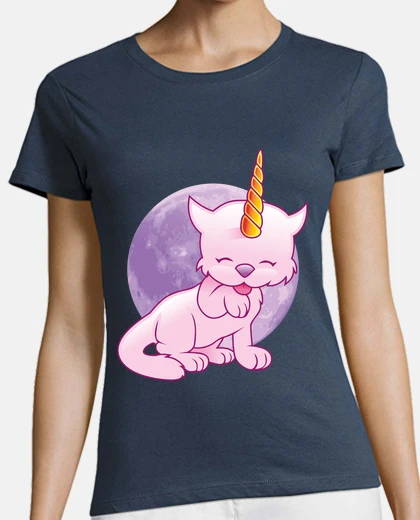 T-shirt unicorn cat