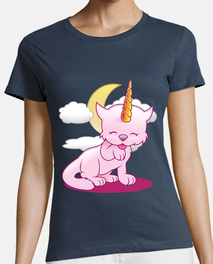T-shirt unicorn cat