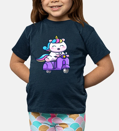 Children's unicorn on a scooter