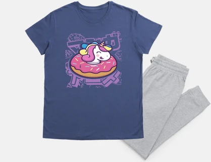 unicorn in a donut