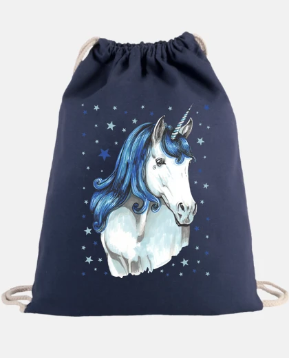 Bolsa Unicornio azul
