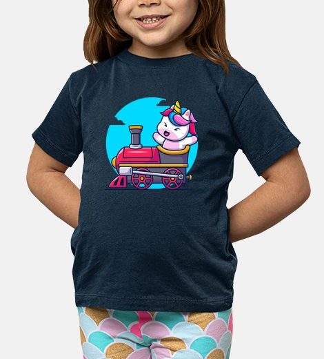 Ropa unicornio en una locomotora