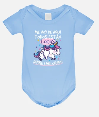 Body bebe unicornio frase laTostadora