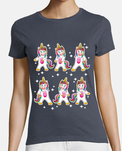 Camiseta Unicornios Baile Floss Regalo Anime Unicornio Friki