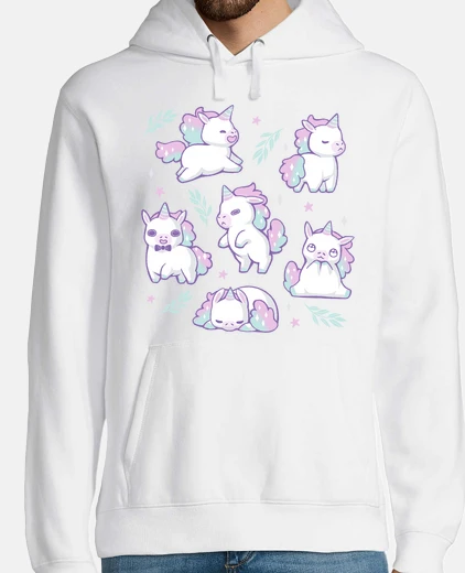 Sudadera unicornios gorditos