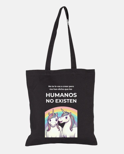 Bolsa unicornios los humanos no existen