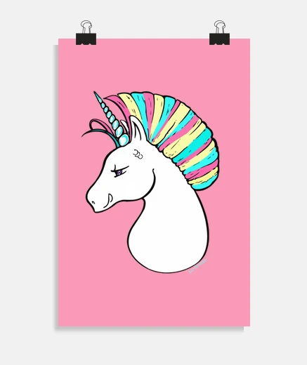 Poster unicorno
