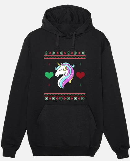 Felpa unicorno brutto maglione di natale nata tostadora