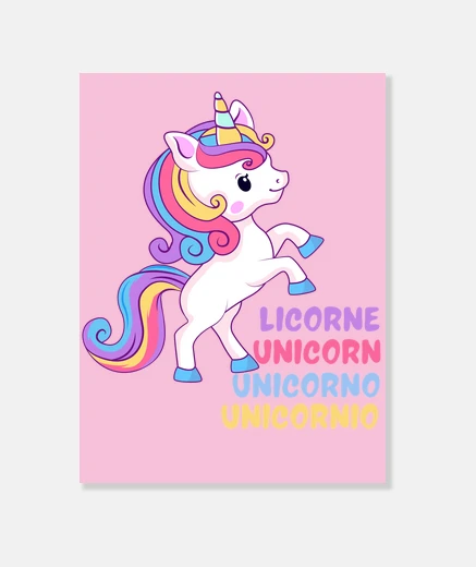 Stampa unicorno unicorno
